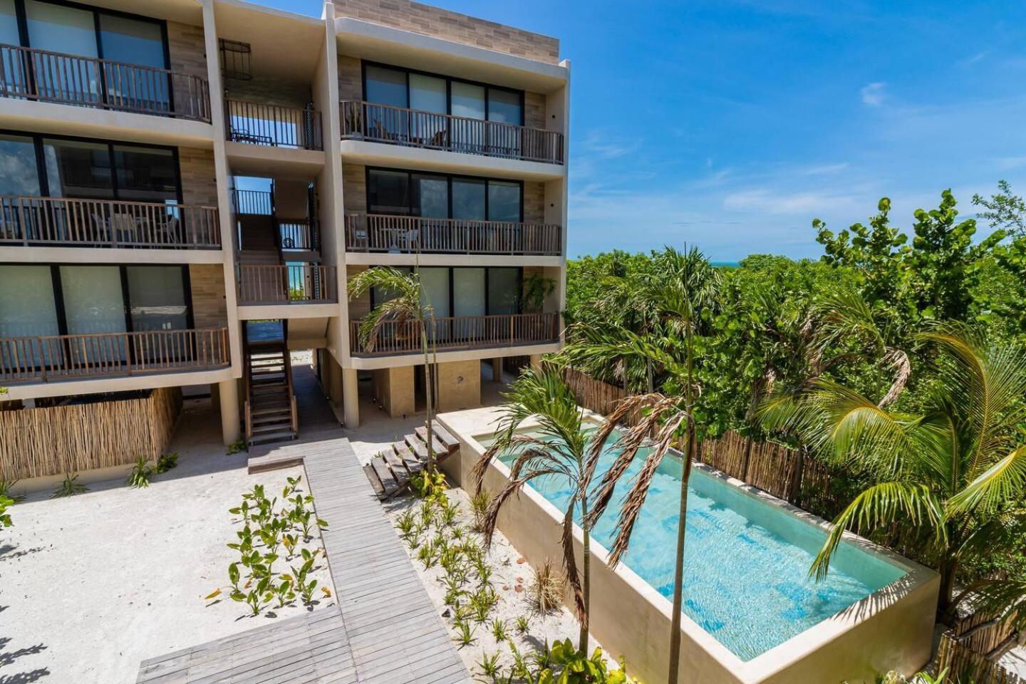 Penthouse Con Alberca Privada Y Hermosas Vistas Al Mar - A301 Holbox Eksteriør billede